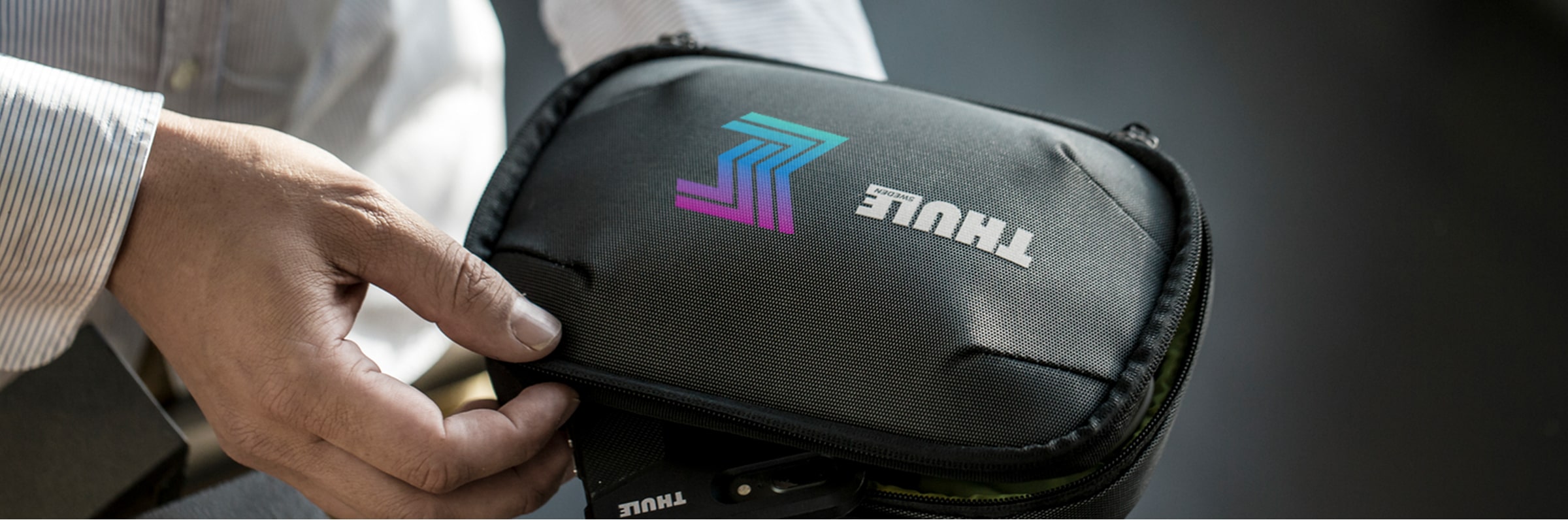 Thule en Case Logic producten met logo